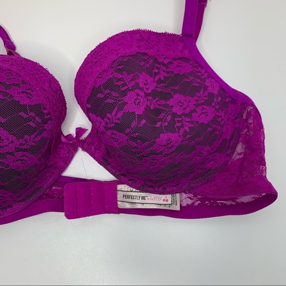 Purple Lace Bra - Picture 2 of 4